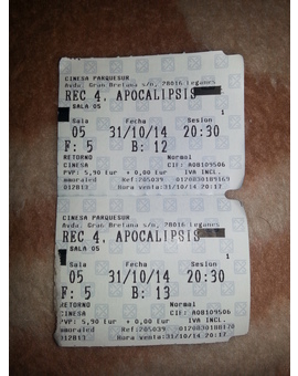 REC 4 Apocalipsis: mi critica y mi entrada (CUIDADO SPOILERS)
