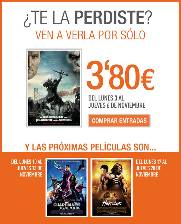 Proximas ofertas Cinesa