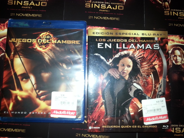 Mi ultima compra: Los Juegos del Hambre + Los Juegos del Hambre En Llamas.