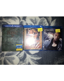 Mis compras: El Hobbit La Desolacion de Smaug Versión Extendida 3D + Yo Robot + La Isla de las cabezas cortadas