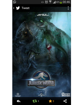 Recreacion del supuesto final del trailer de jurassic world