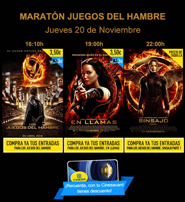 Proximas ofertas Cinesa