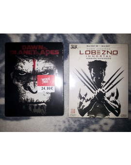 El amanecer del planeta de los simios y Lobezno inmortal : 2x1 Fnac