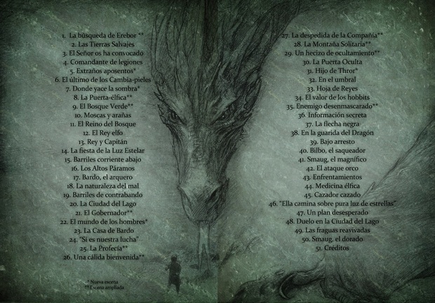 Booklet (libreto) para la Versión Extendida de La Desolación de Smaug 2/4