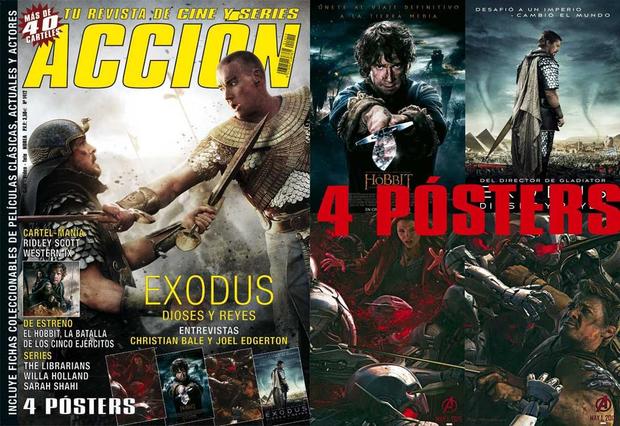 Accion Cine mes Diciembre 2014: Portada y Posters