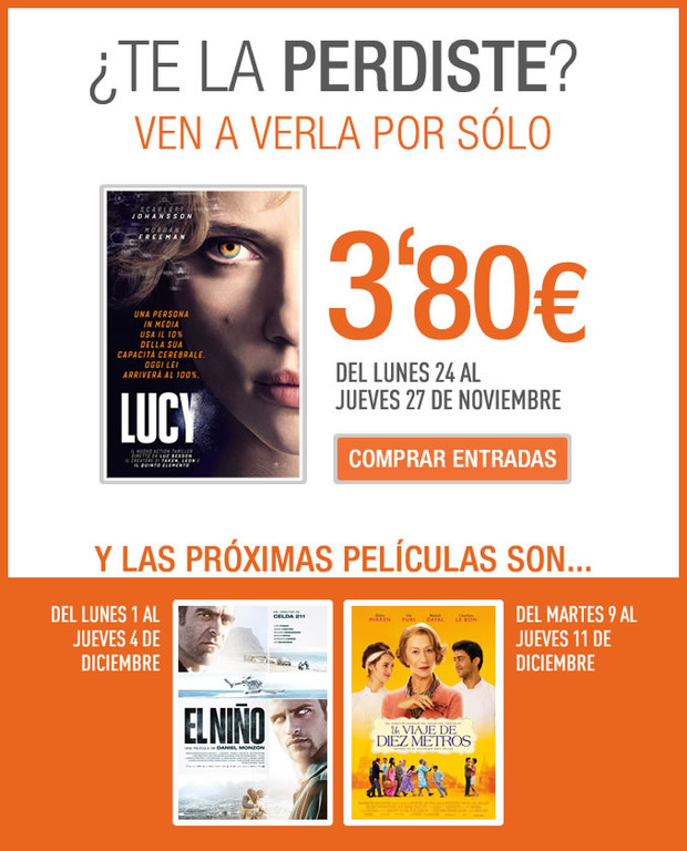 Proximas ofertas cinesa