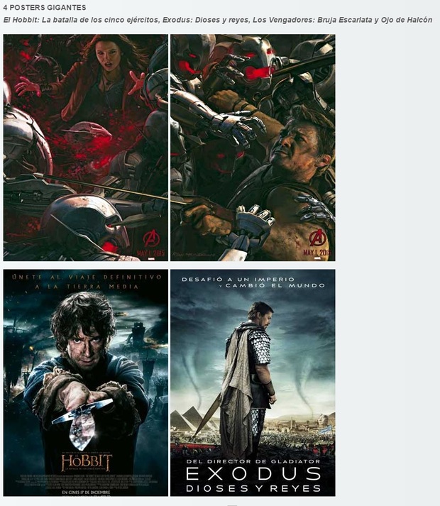 Posters Accion Cine de este mes