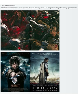 Posters Accion Cine de este mes