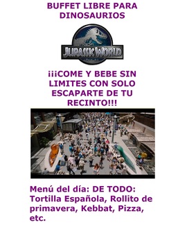 Buffet libre para dinosaurios (Cuidado SPOILERS Jurassic World)