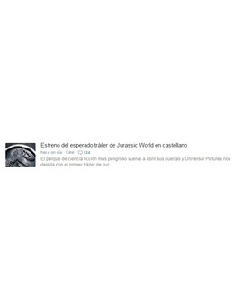 124 comentarios en menos de 24 horas, había ganas de Jurassic World
