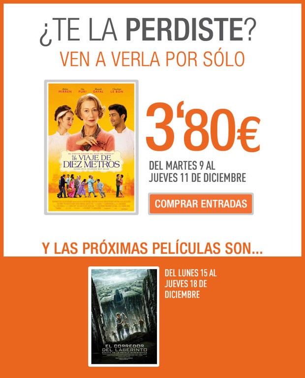 Proximas ofertas Cinesa