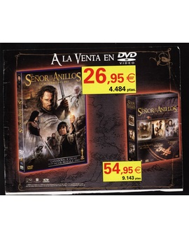 ¡¡¡El retorno del rey a la venta en DVD!!! ¿Os acordais?