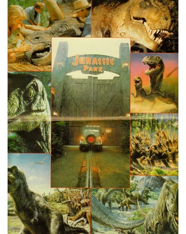 Jurassic Park: Foto de una carpeta que aún conservo del año 1993