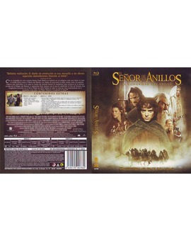 El Señor de los Anillos: La Comunidad del Anillo: Caratula Blu Ray