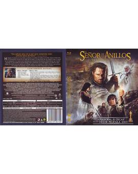 El Señor de los Anillos: El Retorno Del Rey: Caratula Blu Ray