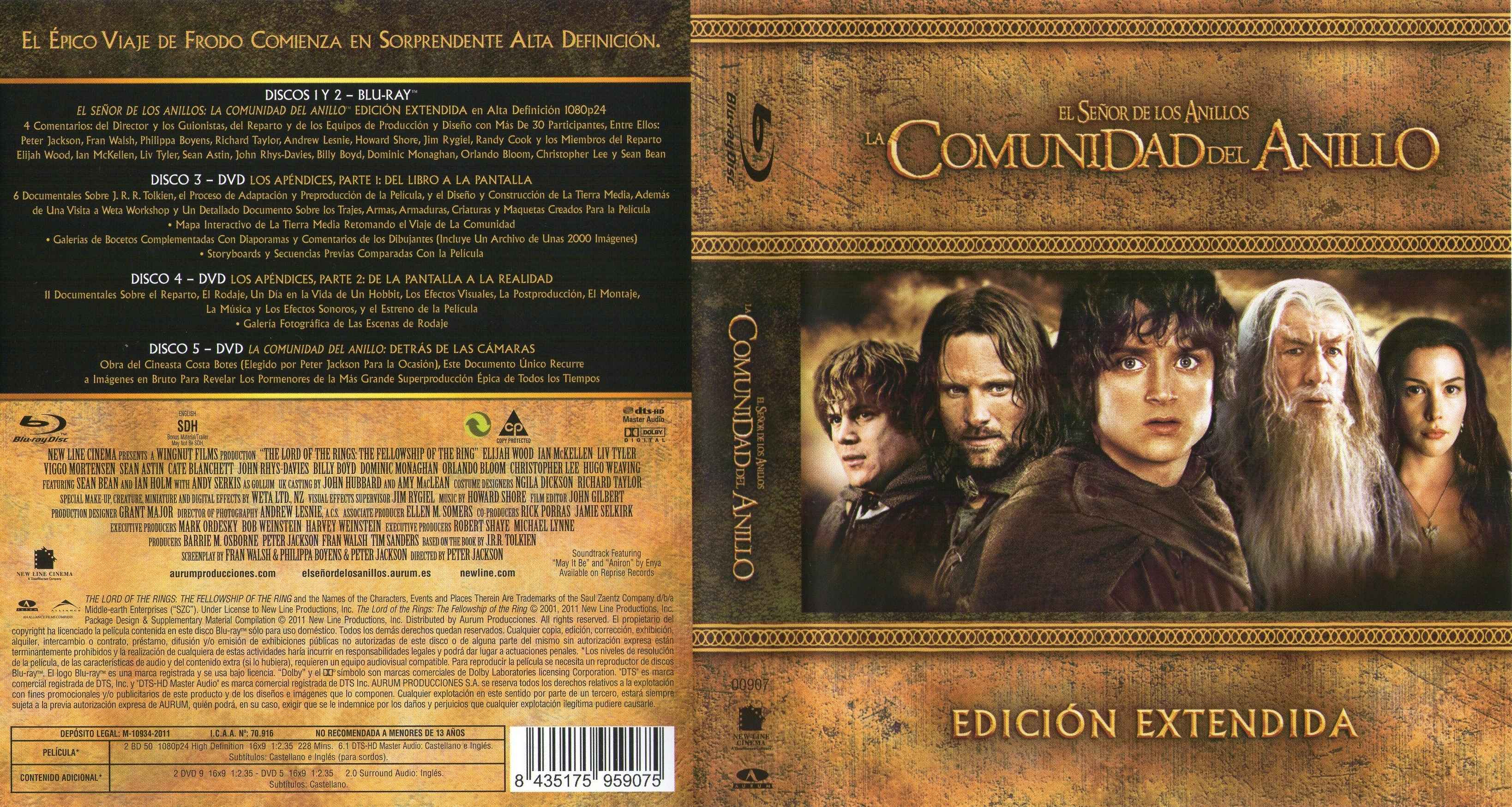 Edición Extendida en Blu-ray de «La Comunidad del Anillo» · El Hobbit y El  Señor de los Anillos · La Compañía