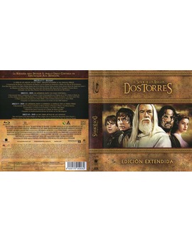 El Señor de los Anillos: Las Dos Torres: Caratula Blu Ray Versión Extendida