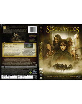 El Señor de los Anillos: La Comunidad del Anillo: Caratula DVD