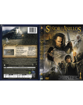 El Señor de los Anillos: El Retorno Del Rey: Caratula DVD