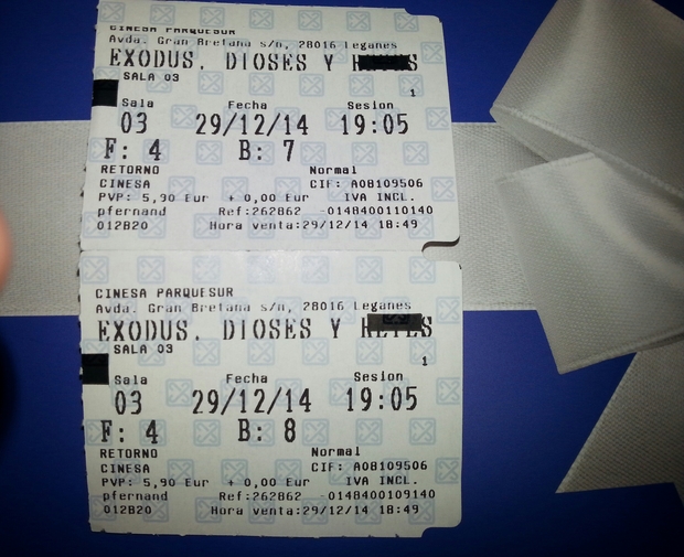 Exodus Dioses y Reyes: Mi entrada y mi critica