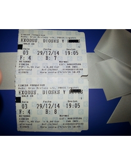 Exodus Dioses y Reyes: Mi entrada y mi critica