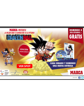 Dragon Ball gratis con marca
