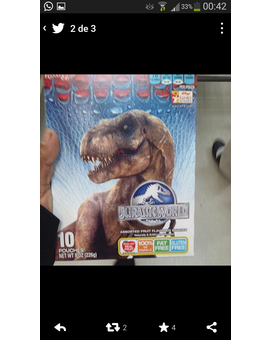 Jurassic world: diseño de las cajas de cereales de kellogs