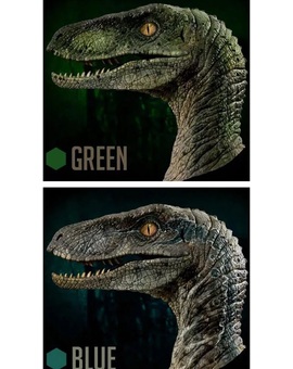 Diseño raptores jurassic world