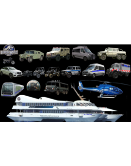 Los medios de transporte de Jurassic World