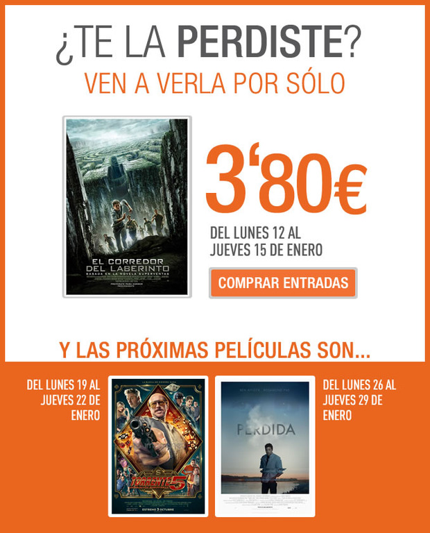 Proximas ofertas Cinesa