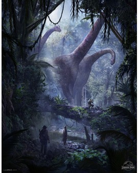 Precioso fan art de jurassic park