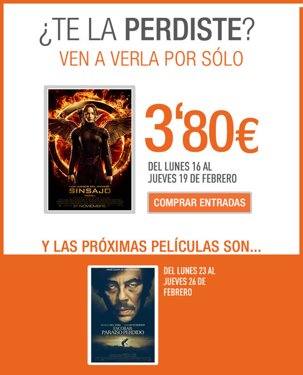 Proximas ofertas cinesa