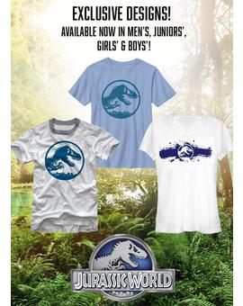 Camisetas oficiales de Jurassic World