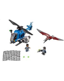 JUGUETES LEGO #JurassicWorld: el pterodactilo con el helicoptero 
