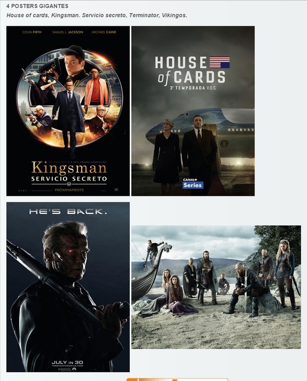 Posters Accion Cine mes de Marzo
