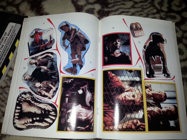 Libro con la historia completa de Jurassic Park y El Mundo Perdido + Libro pegatinas adhesivas JP 5/6