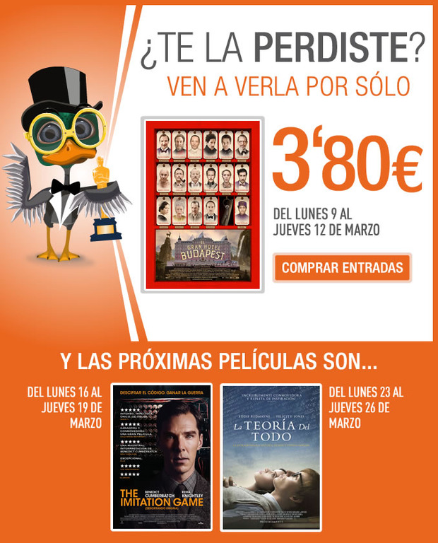 Proximas ofertas Cinesa