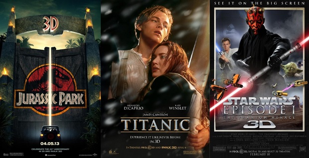 ¿que reestrenos de peliculas en cines en formato 3D has ido a ver en estos años? ¿Cuales te merecieron la pena y cuales no?