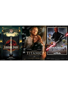¿que reestrenos de peliculas en cines en formato 3D has ido a ver en estos años? ¿Cuales te merecieron la pena y cuales no?