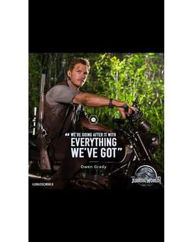 Nueva fotografia de Jurassic World del personaje de Owen