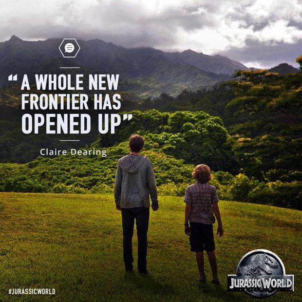 Nueva fotografia de #JurassicWorld con @TYSIMPKINSactor  y @NickJnRobinson  como protagonistas de la misma 