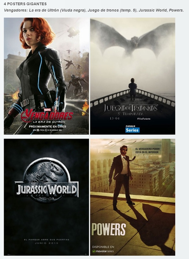 Posters mes Abril revista Accion Cine