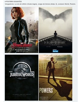 Posters mes Abril revista Accion Cine