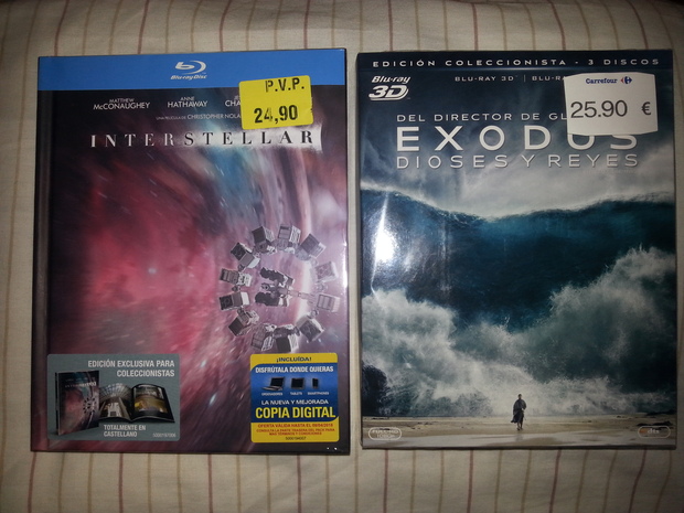 Interstellar + Exodus :  Mi 2 x 1 Carrefour