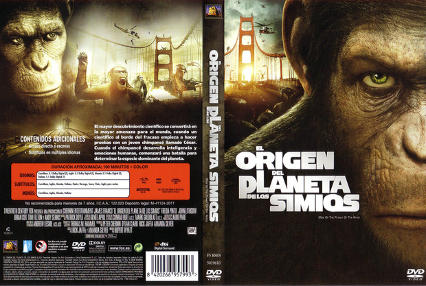 Esta noche en Tele 5: 22:00	Horas Cine El Origen del Planeta de los Simios 