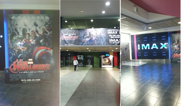 Los Vengadores La Era de Ultron: Decoración en Cinesa Imax Parquesur