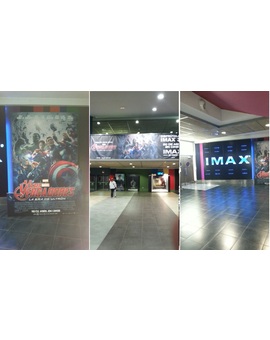 Los Vengadores La Era de Ultron: Decoración en Cinesa Imax Parquesur