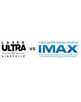 Laser Ultra HD  Kinepolis VS Imax 3D Cinesa ¿Que sala es mejor de las dos?