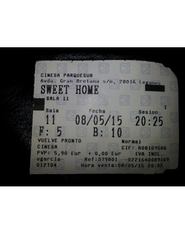 Sweet Home: Mi critica y mi entrada