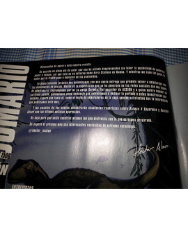 Dedicación que me ha echo Hector Alonso en la ACCION CINE de este mes por Jurassic World